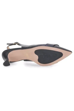 Décolleté Slingback Nere a Punta P555-PITTARELLO Discount