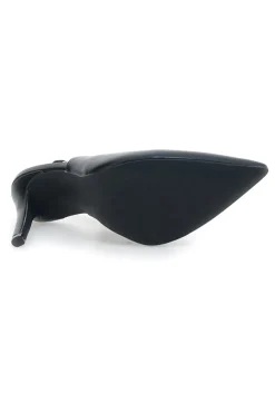 Décolleté Slingback Nere con Tacco Alto P528-FIRST LADY New