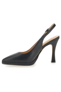 Décolleté Slingback Nere Eleganti con Tacco Alto 1929Q35-MON DIEU Hot