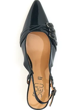 Décolleté Sling-back Nere 8830Q28-MON DIEU Best