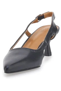 Décolleté slingback neri a punta con tacco AP25S10E-LE HAVRE PARIS Hot