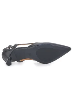 Décolleté slingback neri a punta con tacco AP25S10E-LE HAVRE PARIS Hot