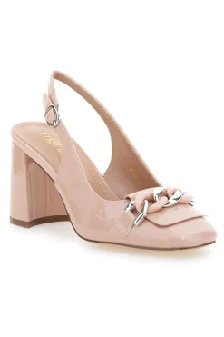 Décolleté Slingback Nude con Fibbia 586-FIRST LADY Sale
