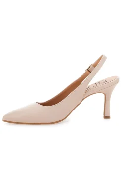 Décolleté slingback nude Made in Italy 935-PITTARELLO GLAM Discount