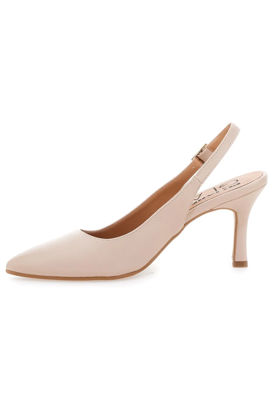 Décolleté slingback nude Made in Italy 935-PITTARELLO GLAM Discount