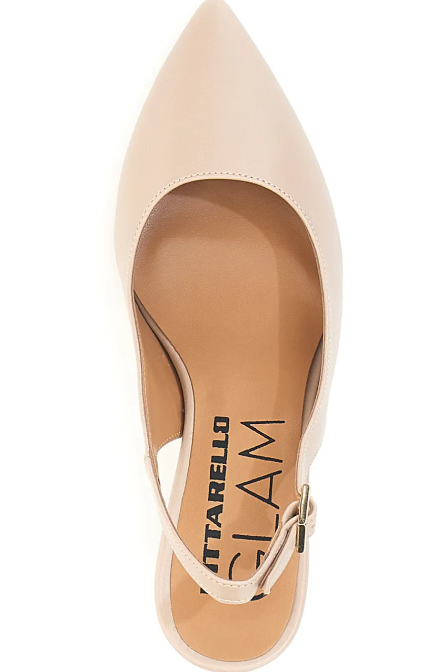 Décolleté slingback nude Made in Italy 935-PITTARELLO GLAM Discount