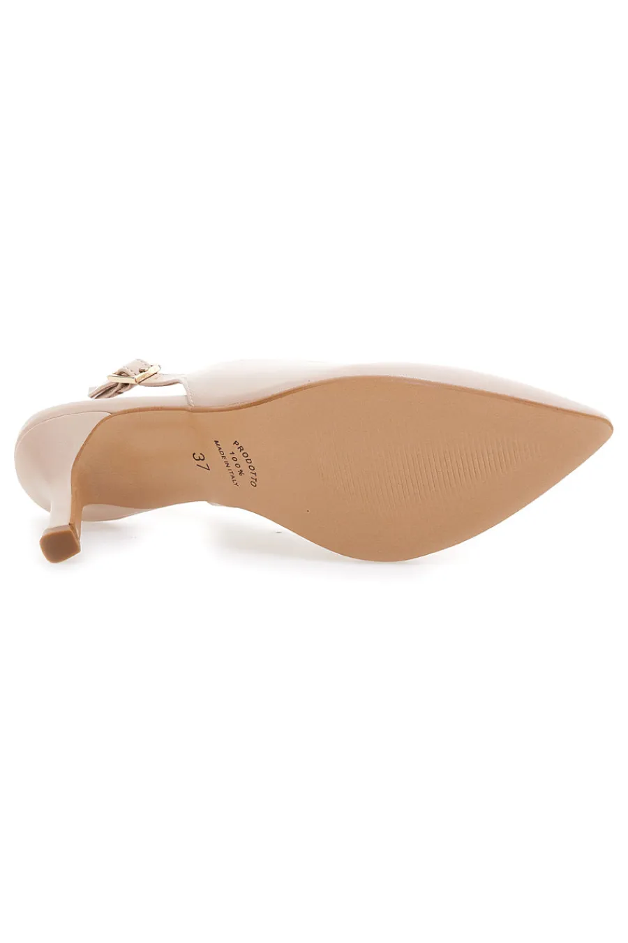 Décolleté slingback nude Made in Italy 935-PITTARELLO GLAM Discount