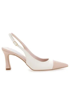 Décolleté slingback Nude Panna con Punta Nude 256-PITTARELLO LOVE Outlet