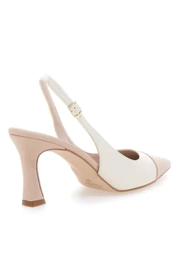 Décolleté slingback Nude Panna con Punta Nude 256-PITTARELLO LOVE Outlet