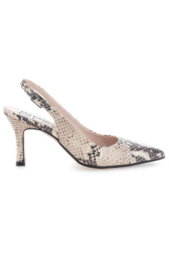 Décolleté slingback pitonata Made in Italy 5173-PITTARELLO GLAM Sale
