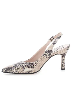 Décolleté slingback pitonata Made in Italy 5173-PITTARELLO GLAM Sale