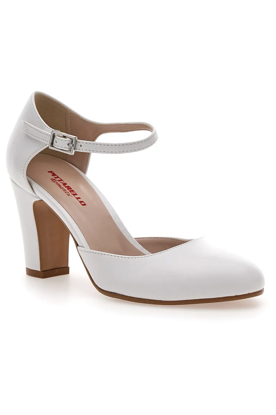 Decolleté Bianche Con Cinturino 4569-PITTARELLO ROMANTIC New