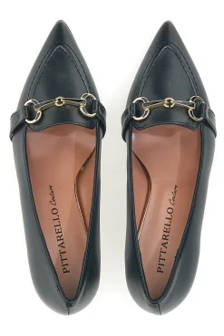 Decolleté Nere Con Tacco Basso A58-PITTARELLO COUTURE Clearance