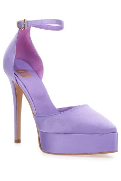 Dekolleté-Plateau 611 Lila Satin-PITTARELLO ELITE Hot
