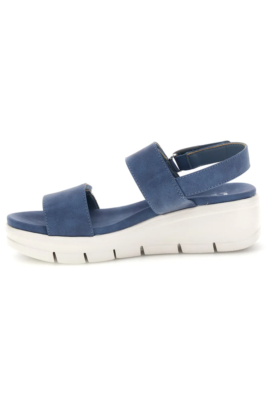 blaue Sandalen mit Keil 4-FIRST ACTIVE Outlet