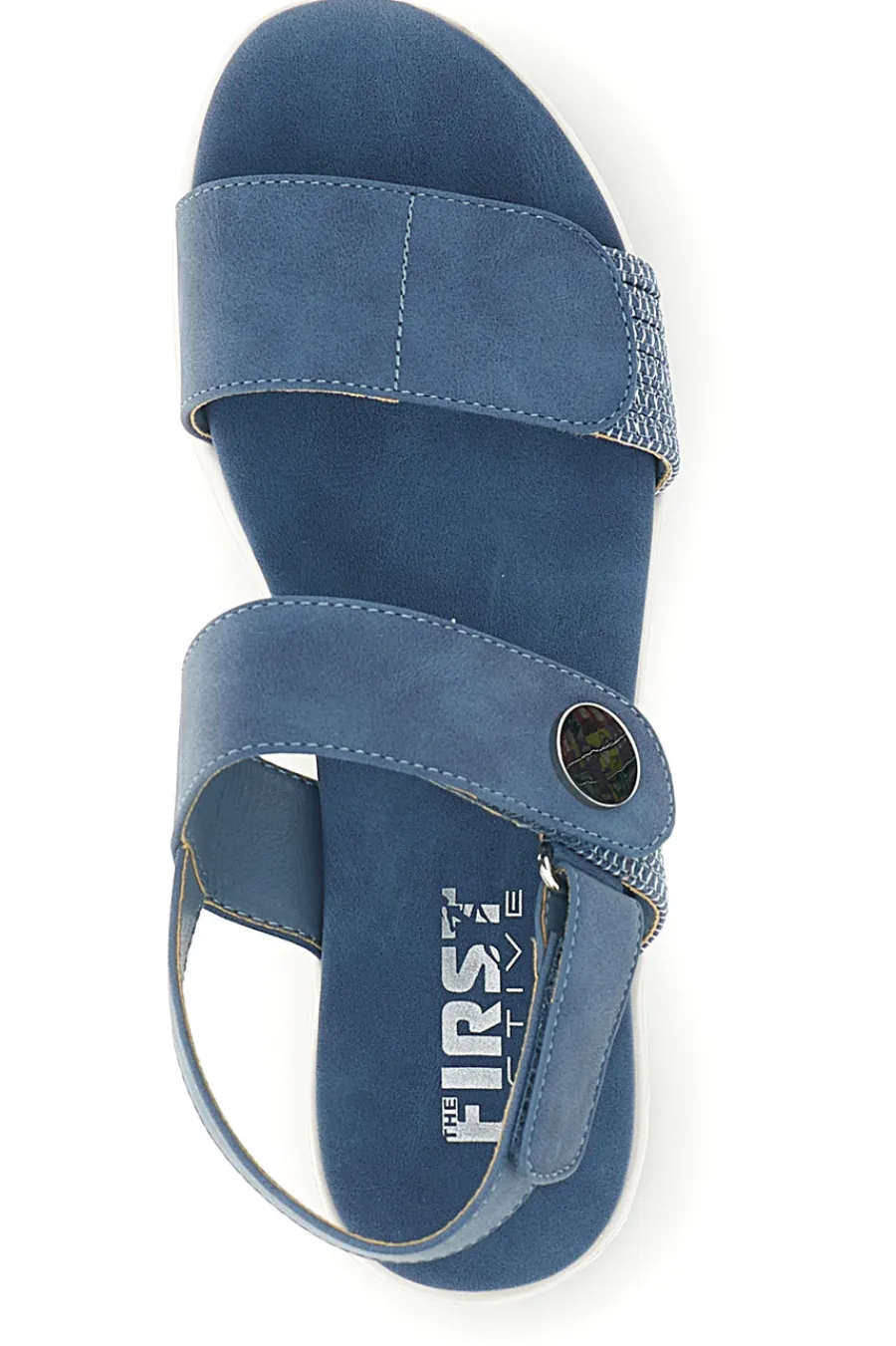 blaue Sandalen mit Keil 4-FIRST ACTIVE Outlet