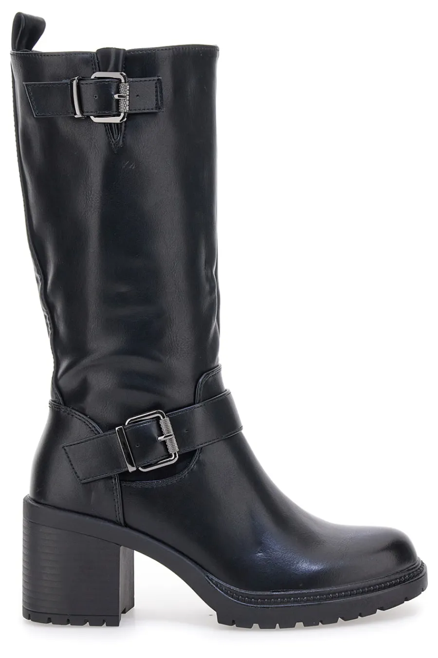 I358 e Stiefel mit Blockabsatz und Schnalle-ENERGY Sale