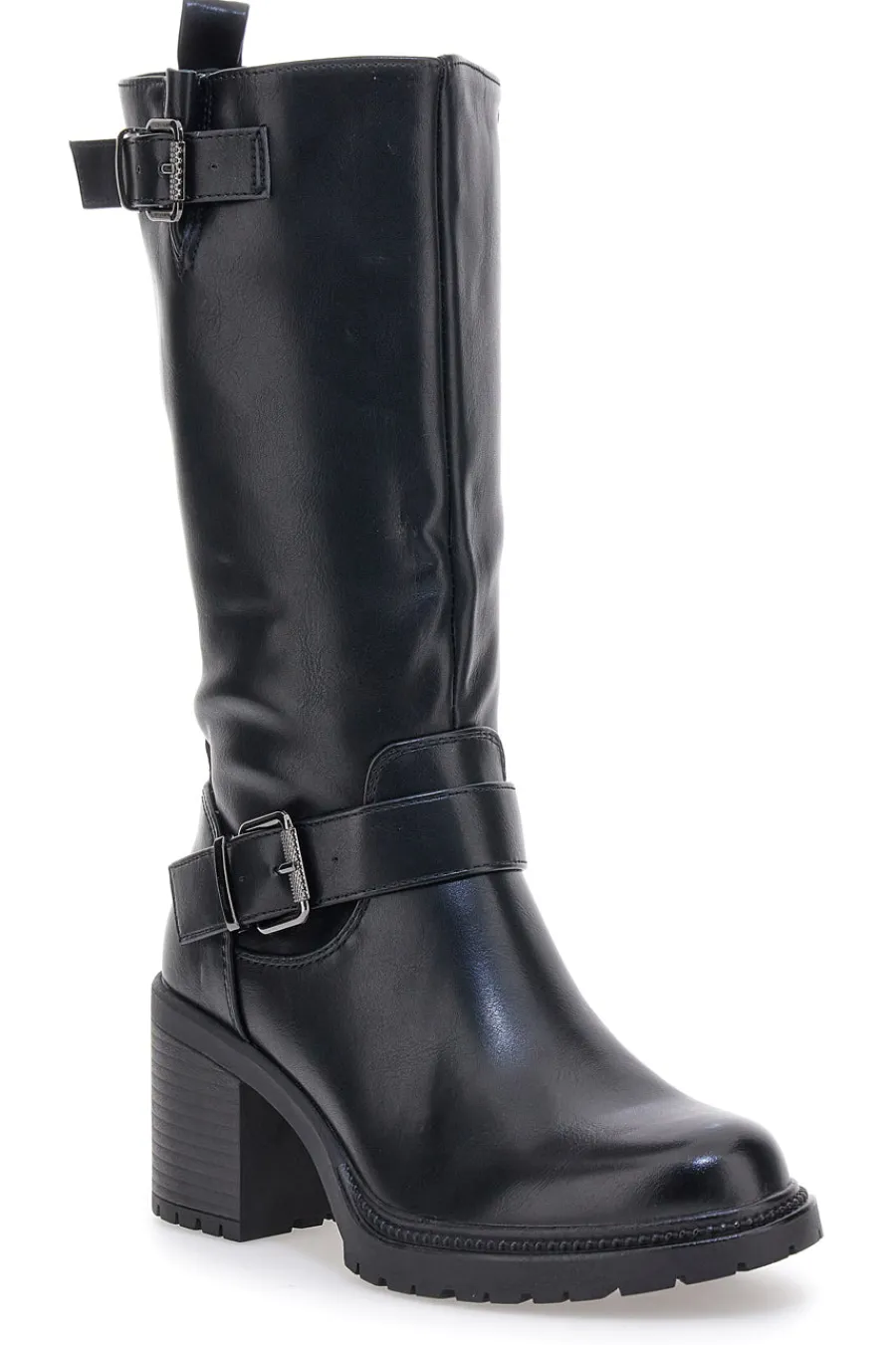 I358 e Stiefel mit Blockabsatz und Schnalle-ENERGY Sale