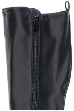 1359 – e Stiefel mit Blockabsatz und elastischem Seitendetail-ENERGY Sale