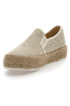 Espadrillas Beige con Pizzo 132-ENERGY Best