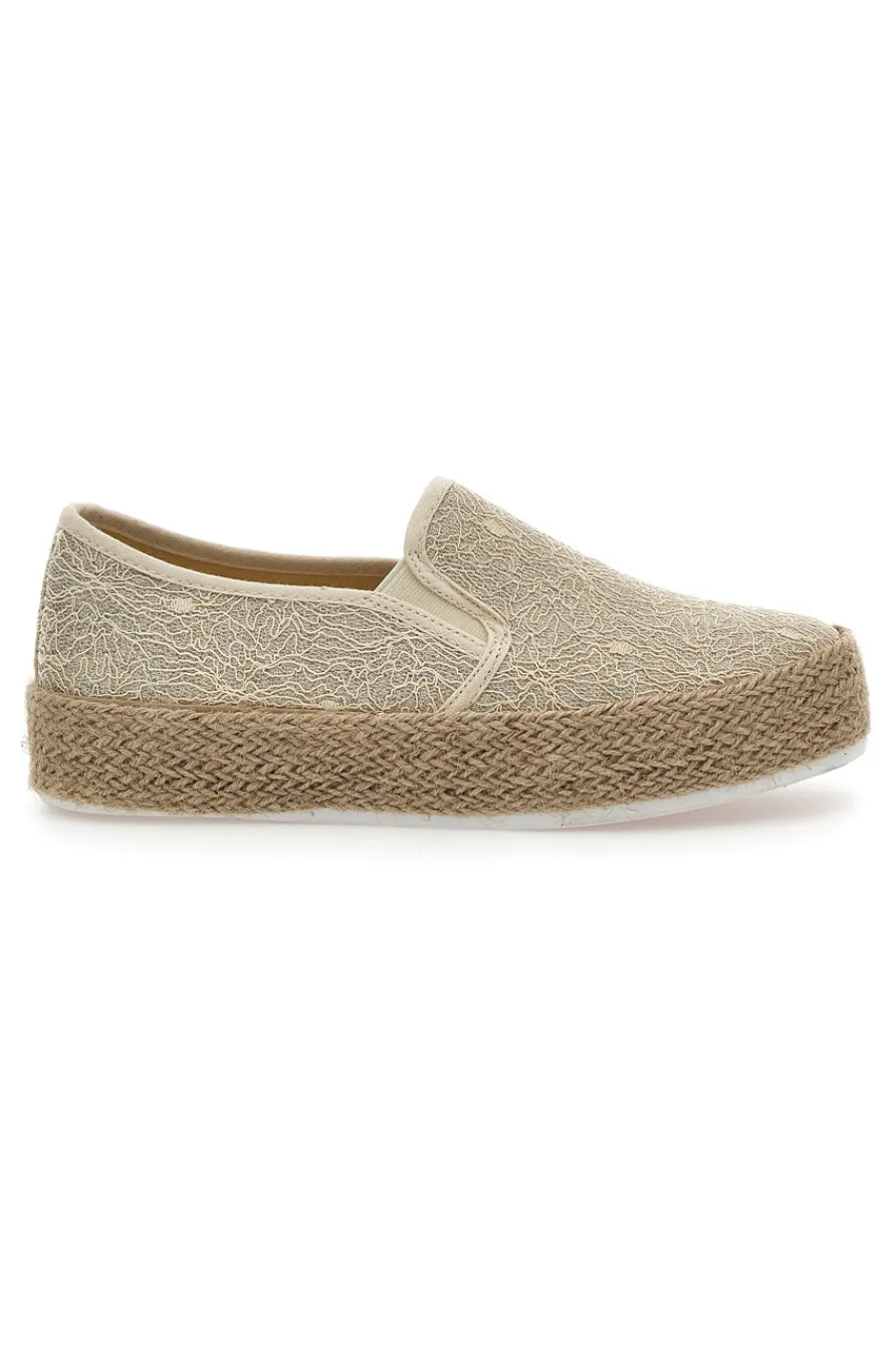 Espadrillas Beige con Pizzo 132-ENERGY Best