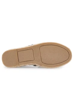 Espadrillas nere in tessuto con suola con ricamo in corda SGMS2520-PITTARELLO SUN