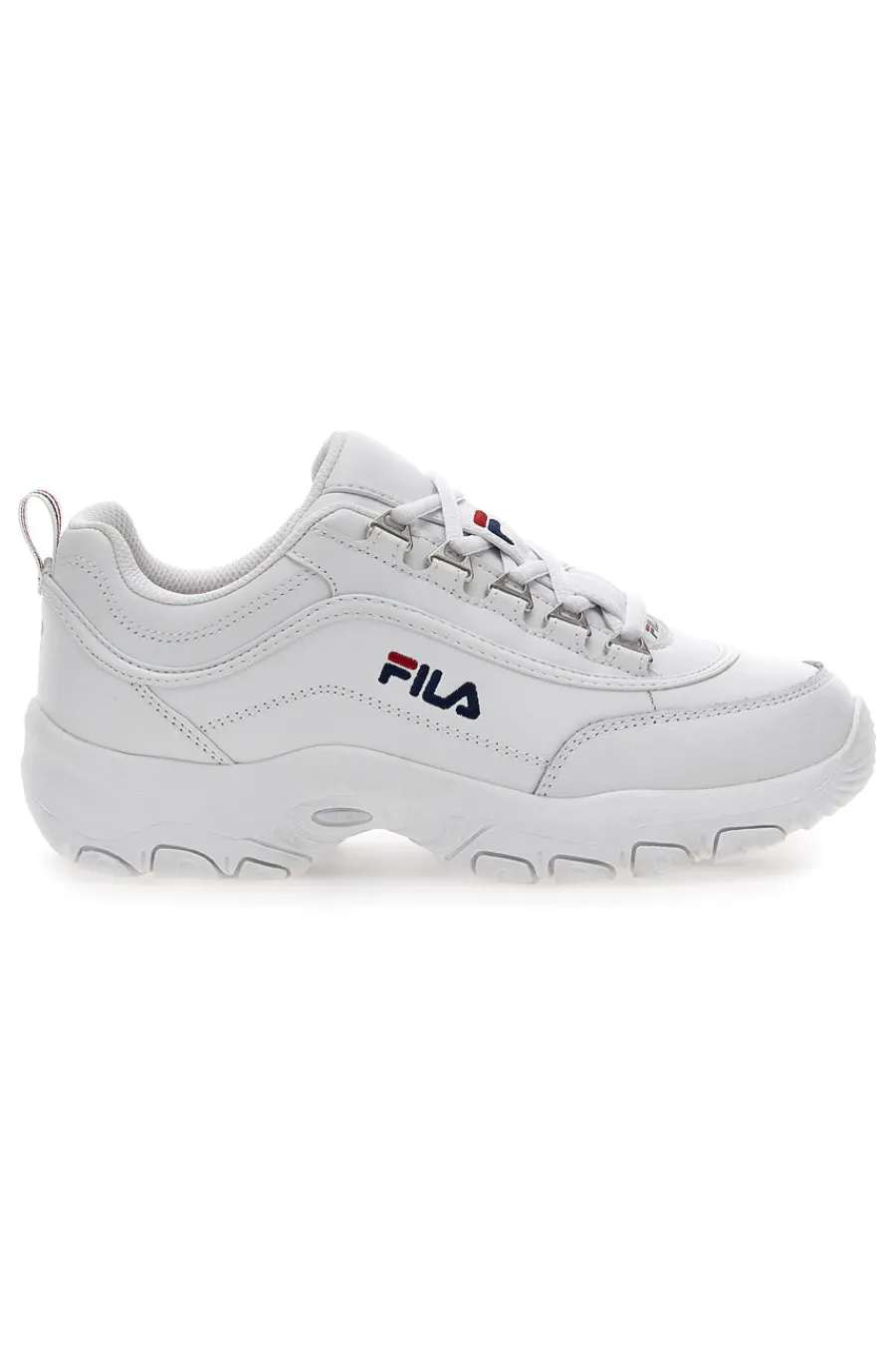 STRADA Teens Chunky Sole White Sneakers-FILA New