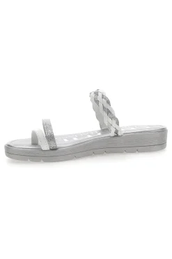 Flip-Flops 21581 Weiß und Silber-CERUTTI New