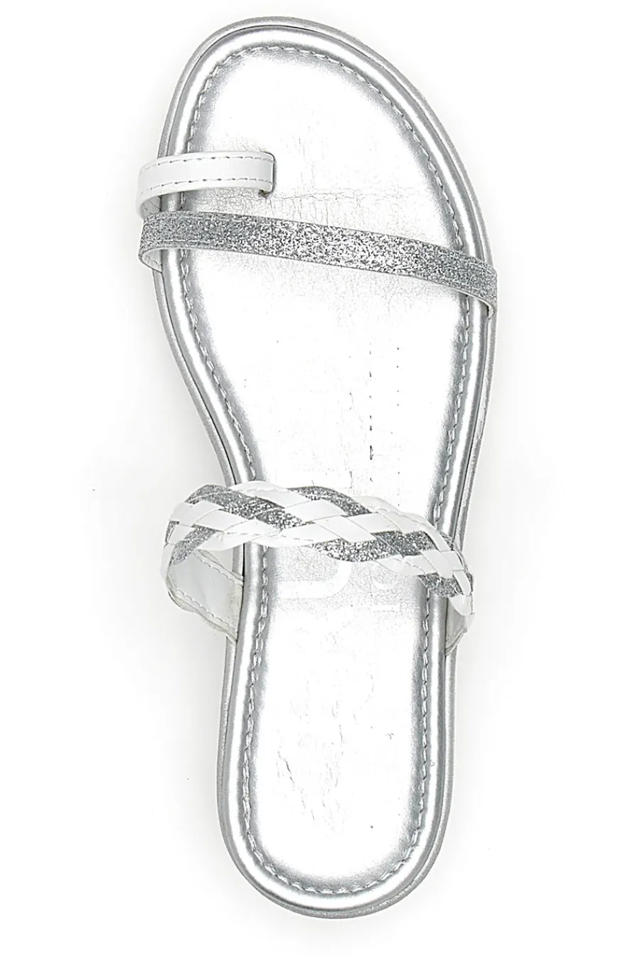 Flip-Flops 21581 Weiß und Silber-CERUTTI New