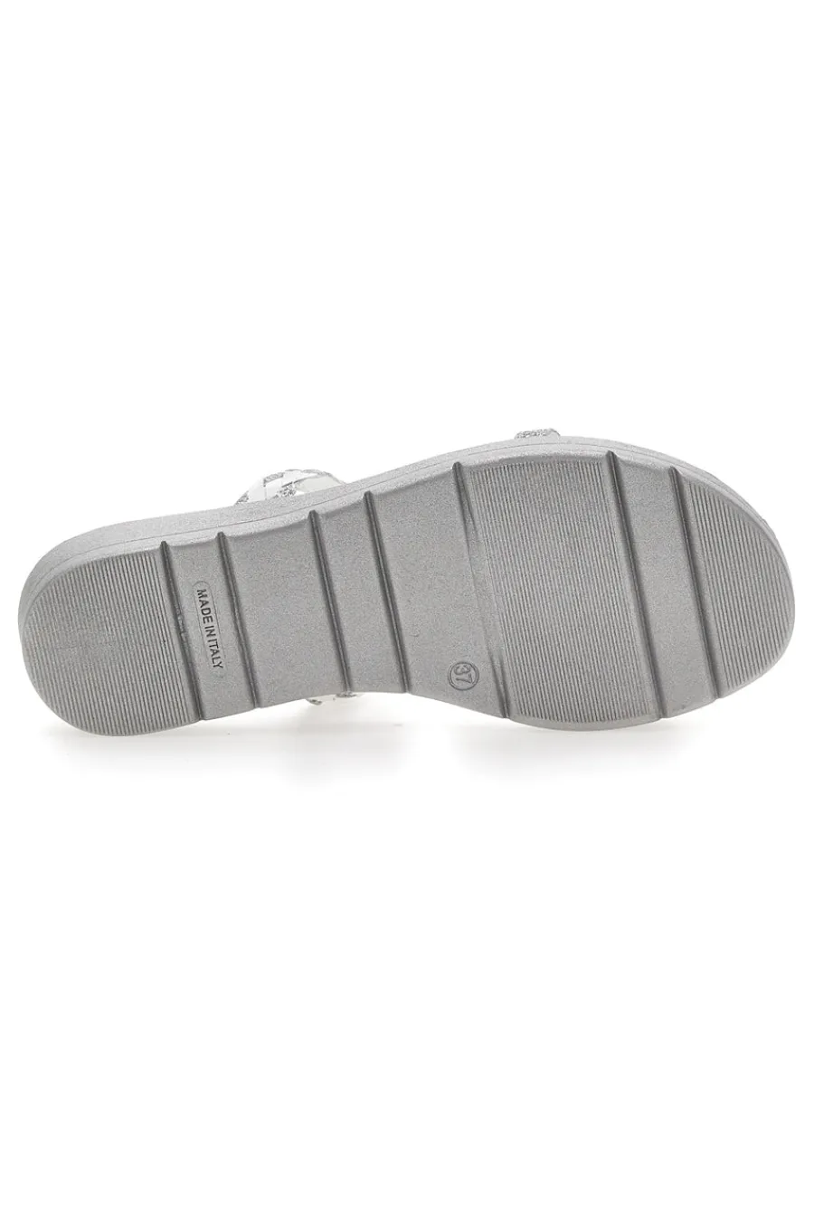 Flip-Flops 21581 Weiß und Silber-CERUTTI New