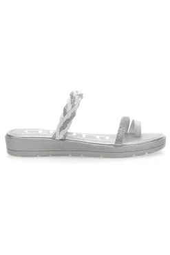Flip-Flops 21581 Weiß und Silber-CERUTTI New