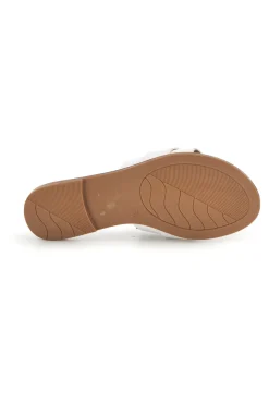 Fun Strand weiße Hausschuhe mit Klammer 15601-FUN BEACH Sale