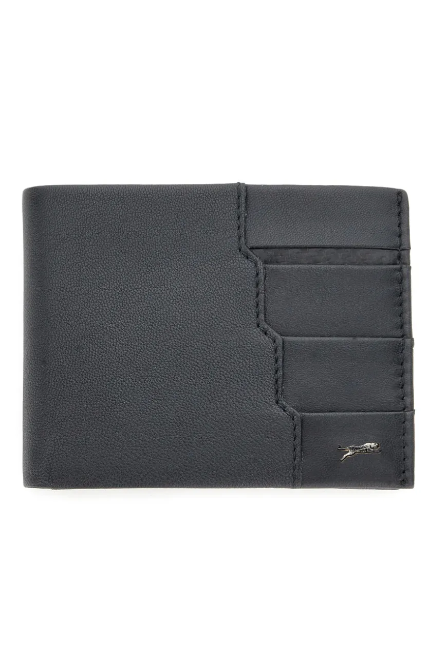 GELDBÖRSE Schwarz Jaguar PF823 für HERREN