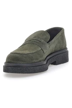 Grüne Wildledermokassins Pittarello Klasse 2004-PITTARELLO CLASS Discount