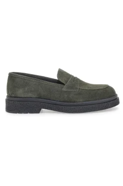 Grüne Wildledermokassins Pittarello Klasse 2004-PITTARELLO CLASS Discount