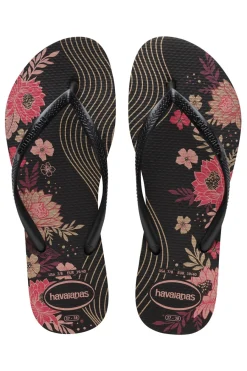 Slim Organic e Flip-Flops mit Blumen-HAVAIANAS Best
