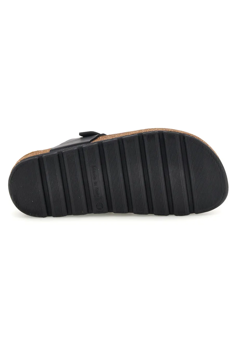 Infradito nere con sottopiede in vera pelle 335P2177SR-PITTARELLO BIO Clearance