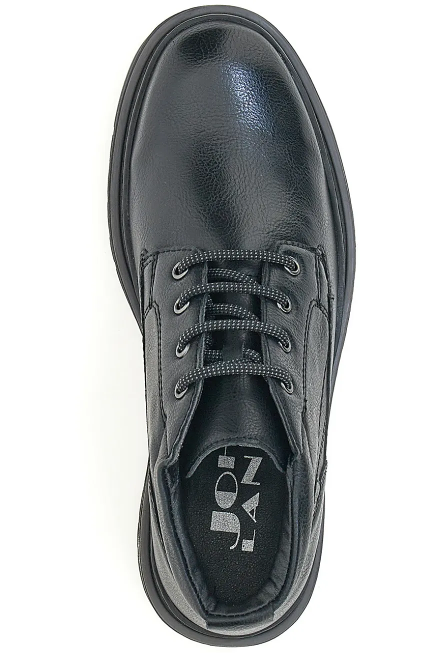 Johes Land Schwarze Schnürschuhe 23031