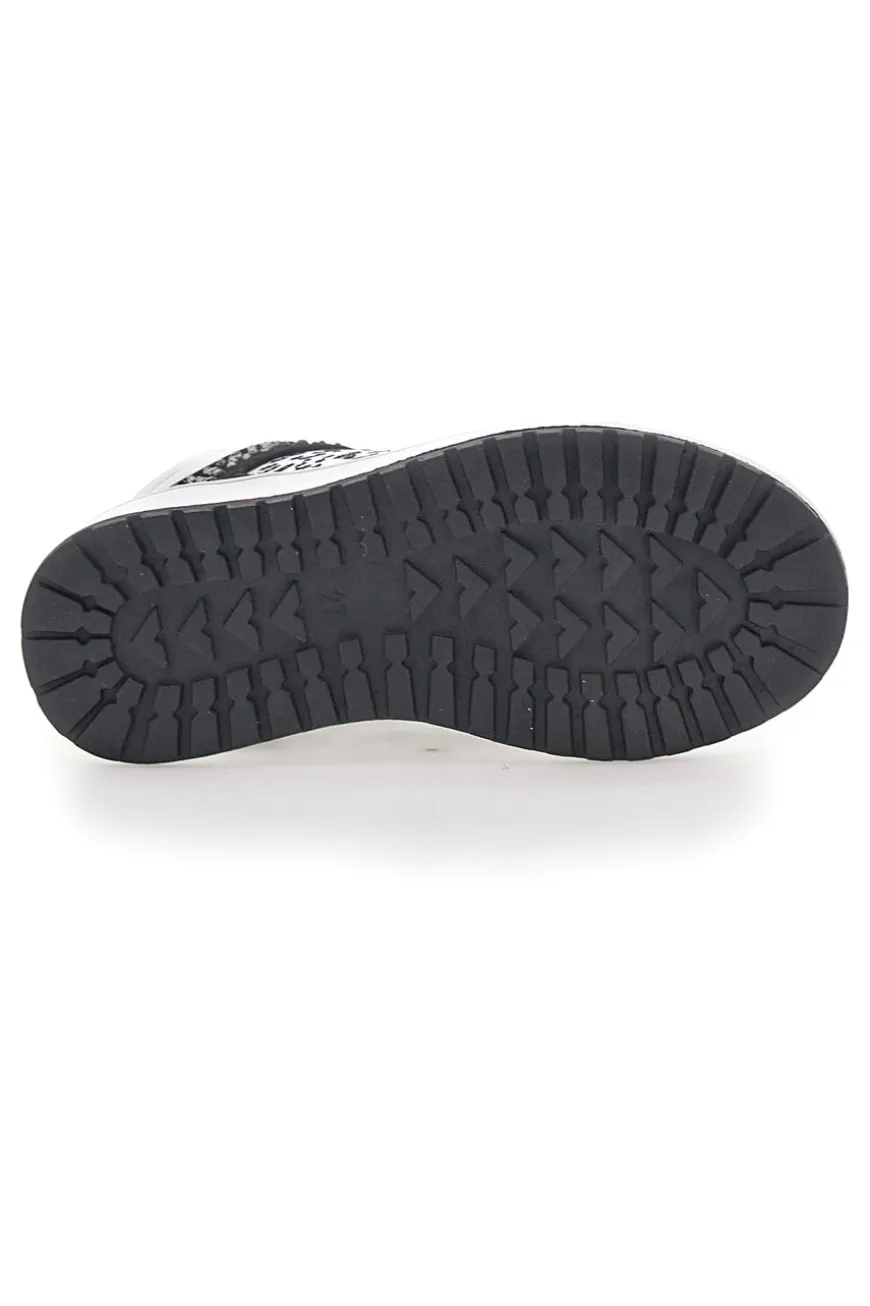 Laura Biagiotti Schwarze mittelhohe Sneakers 15542