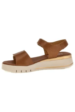 Ledersandalen mit Keil und Klettverschlussriemen 5493097-PITTARELLO FOCUS Clearance