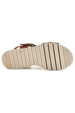 Ledersandalen mit Keil und Klettverschlussriemen 5493097-PITTARELLO FOCUS Clearance