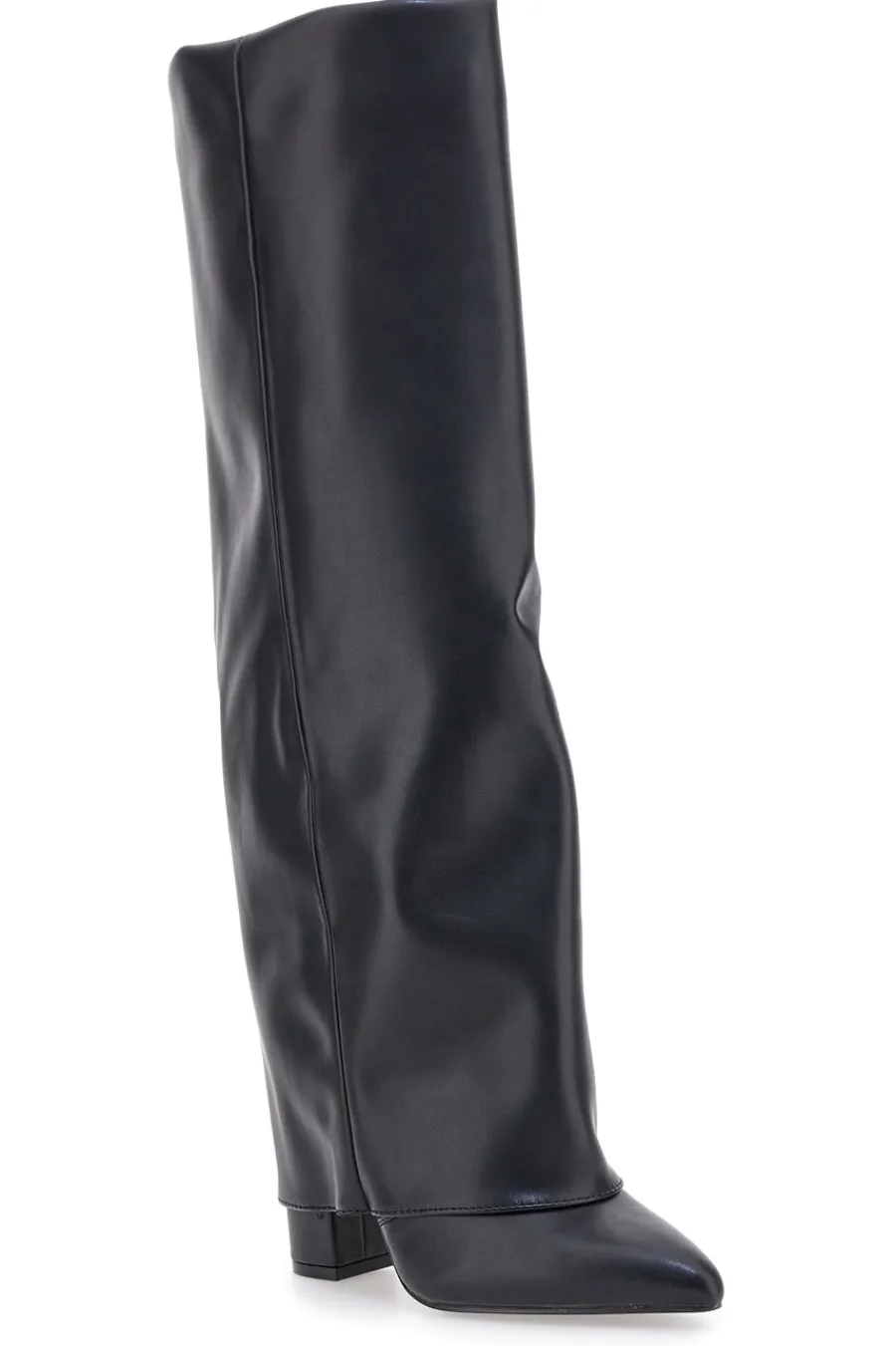 C217252 e Stiefel mit spitzem Blockabsatz-LE HAVRE PARIS