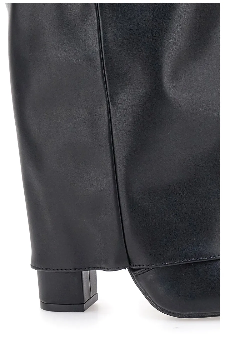 C217252 e Stiefel mit spitzem Blockabsatz-LE HAVRE PARIS