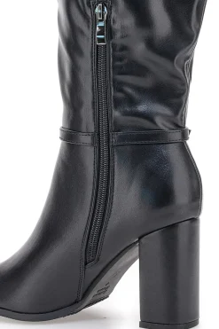 6002 e Stiefeletten mit hohem Absatz und Riemen-LE HAVRE PARIS