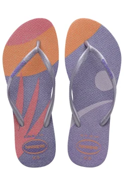 Slim Palette Glow Flip Flops-HAVAIANAS Clearance
