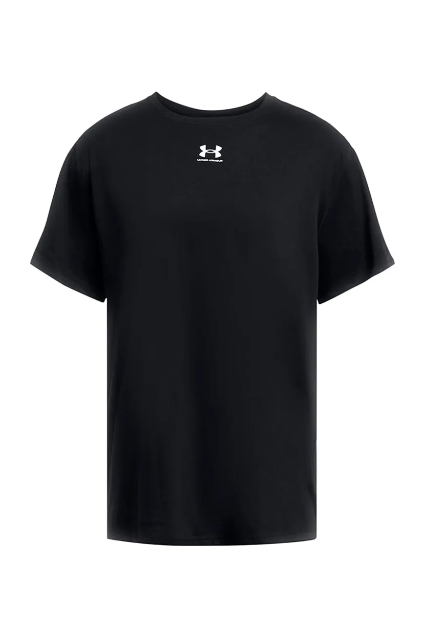Maglia a maniche corte nero Under Armour Campus Oversize