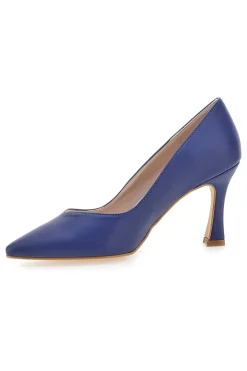 Marineblaue, spitze Pumps mit hohem Absatz 3363-PITTARELLO GLAM