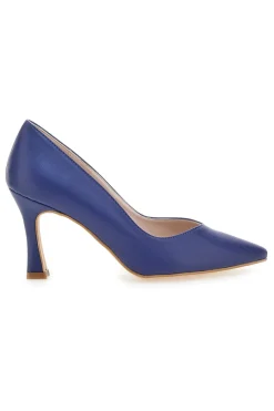 Marineblaue, spitze Pumps mit hohem Absatz 3363-PITTARELLO GLAM
