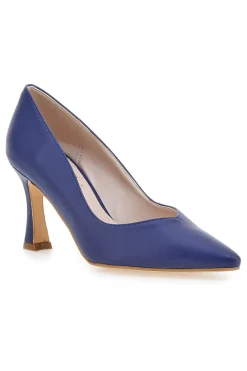 Marineblaue, spitze Pumps mit hohem Absatz 3363-PITTARELLO GLAM