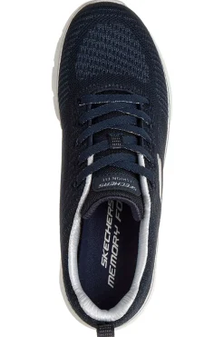 Marineblau stricken Turnschuhe mit Memory Foam Fashion Fit 2.0 Moonlight Glow-SKECHERS Clearance
